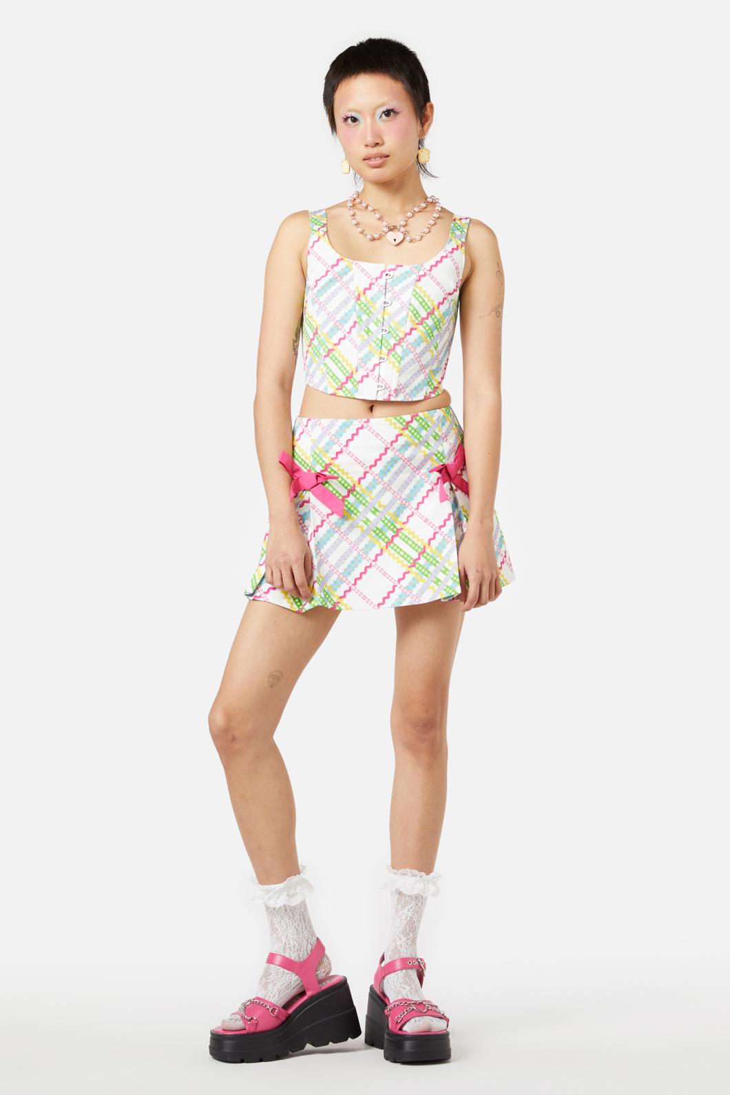 Dangerfield - Fairybread Anthem Print Corset - multi