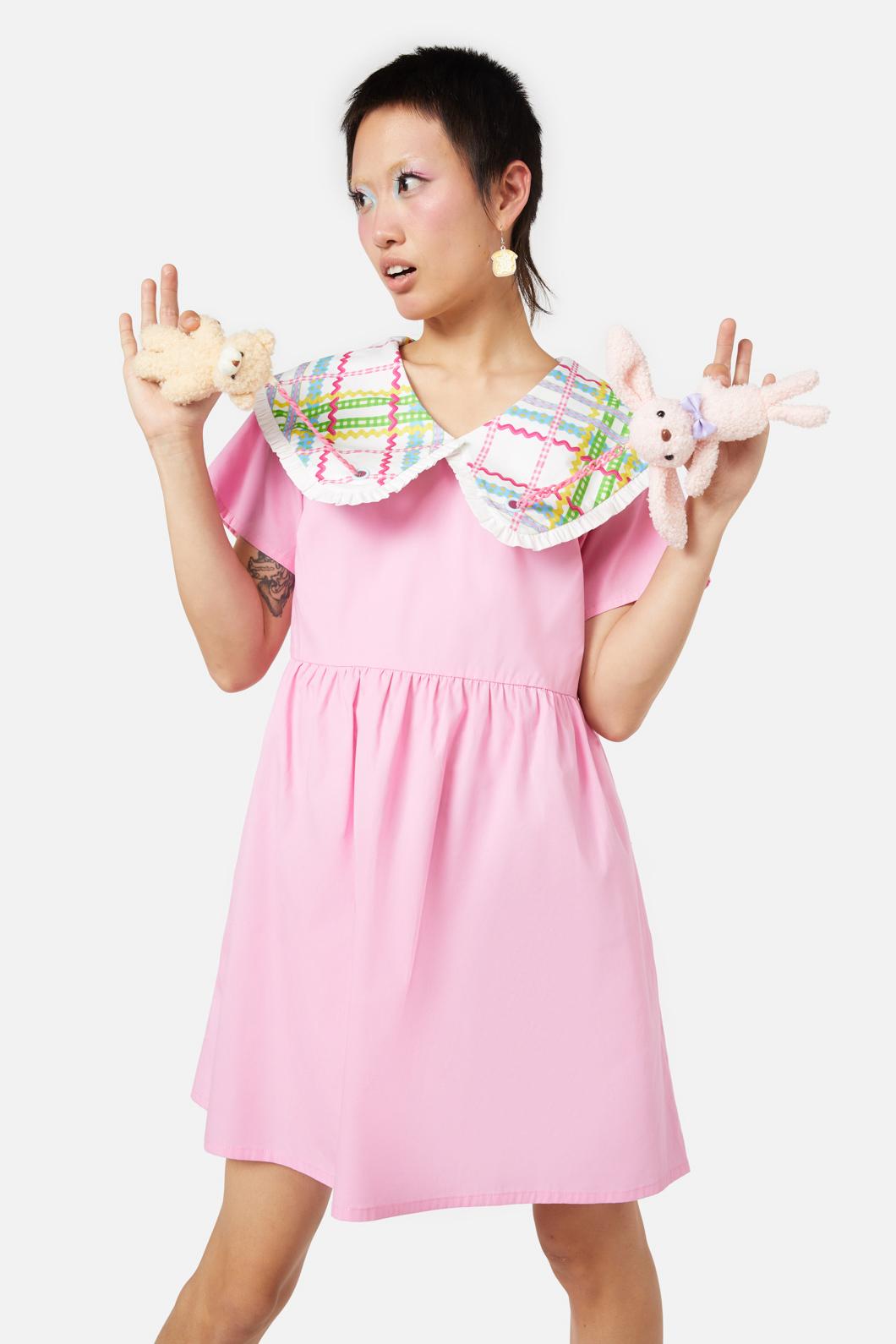 Dangerfield - Fairybread Anthem Babydoll Dress - white