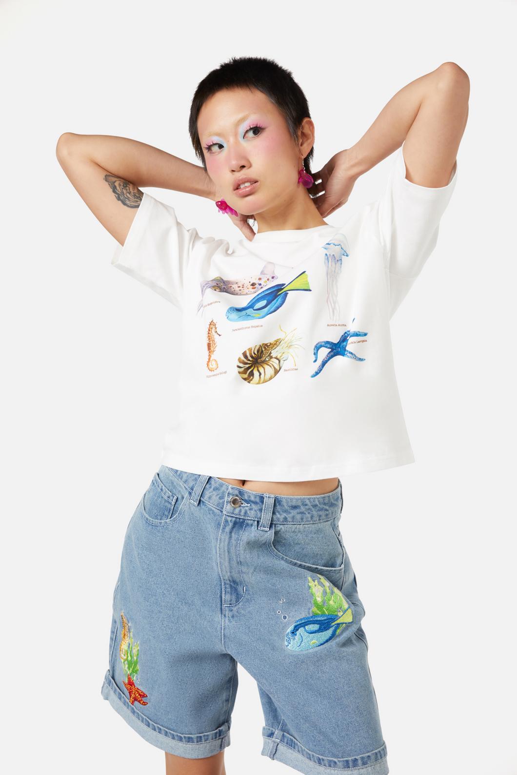 Dangerfield - Oceanic Tee - cream
