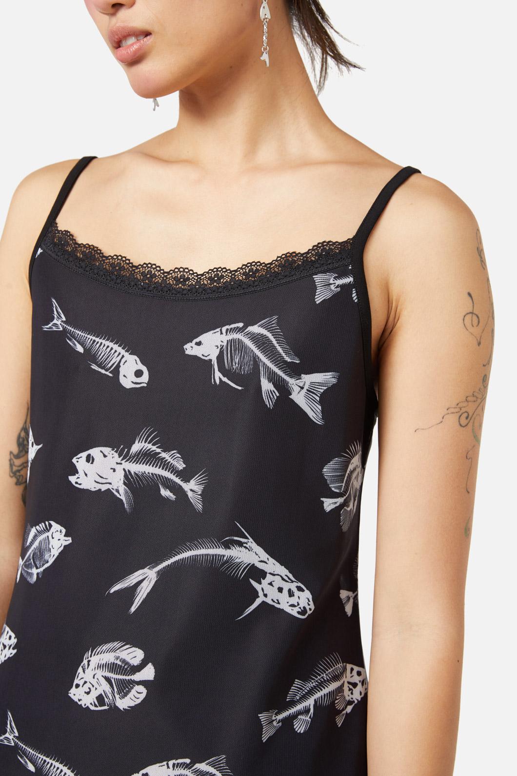 Dangerfield - Deep Dive Dress - black