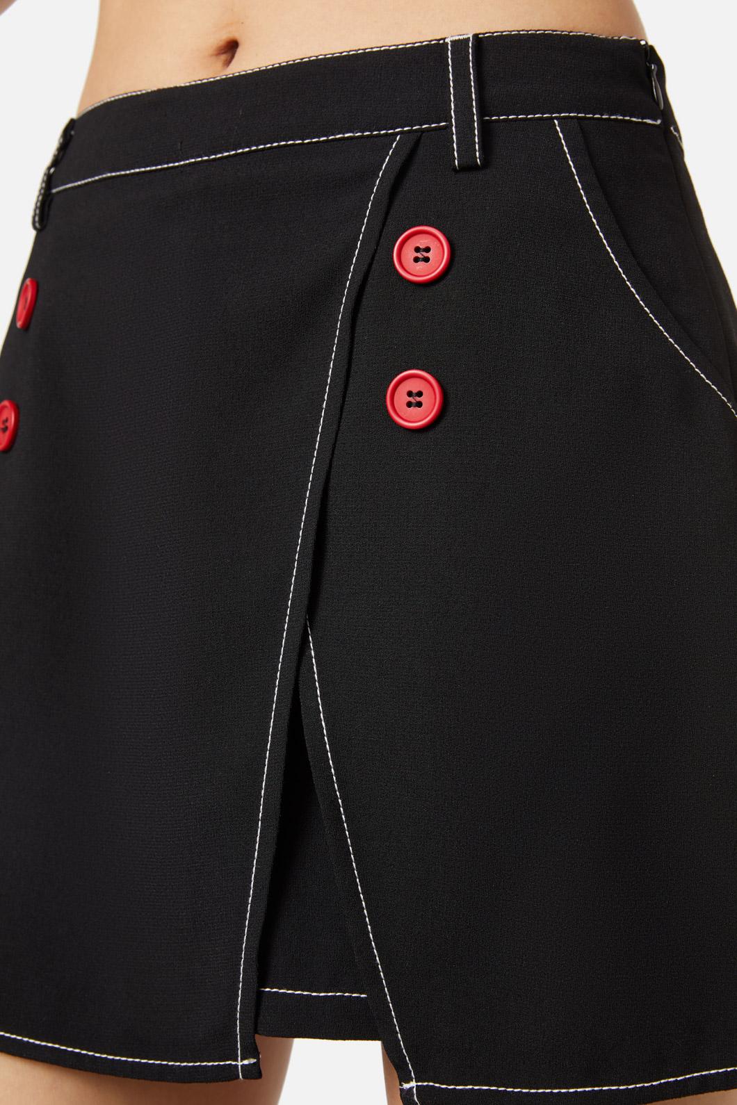Dangerfield - Queen Of Cats Basic Skort - black
