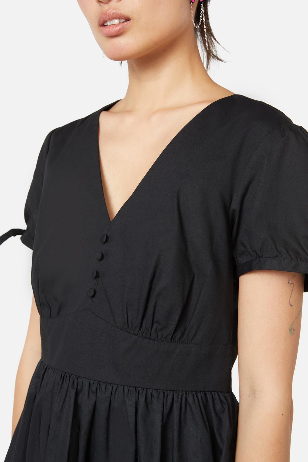 Dangerfield - Teddy Bear Border Dress - black