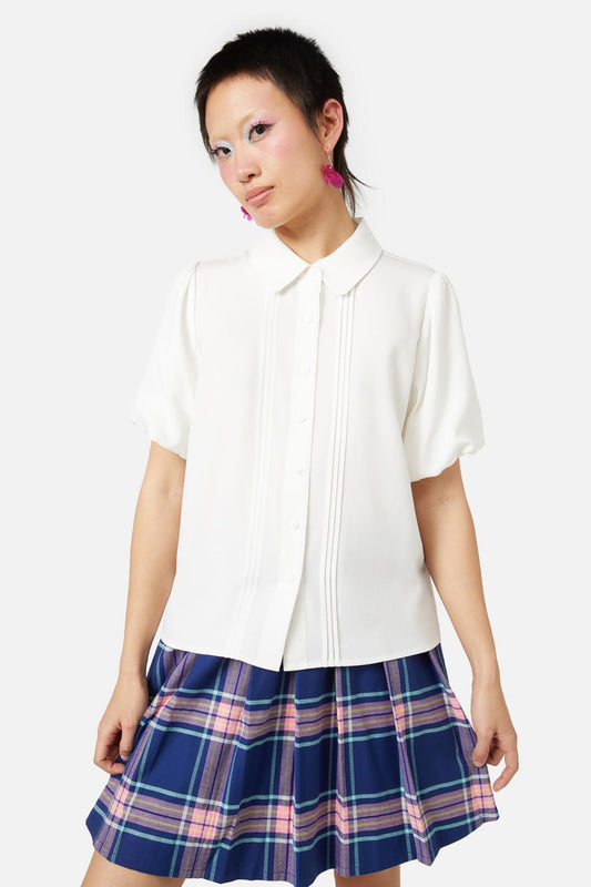 Dangerfield - Pearly Blouse - cream