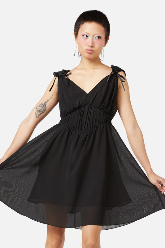 Dangerfield - Shell Tulle Dress - black