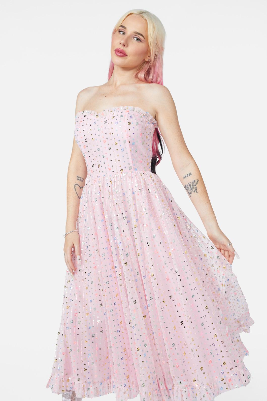 Dangerfield - Bubbles Dress - pink