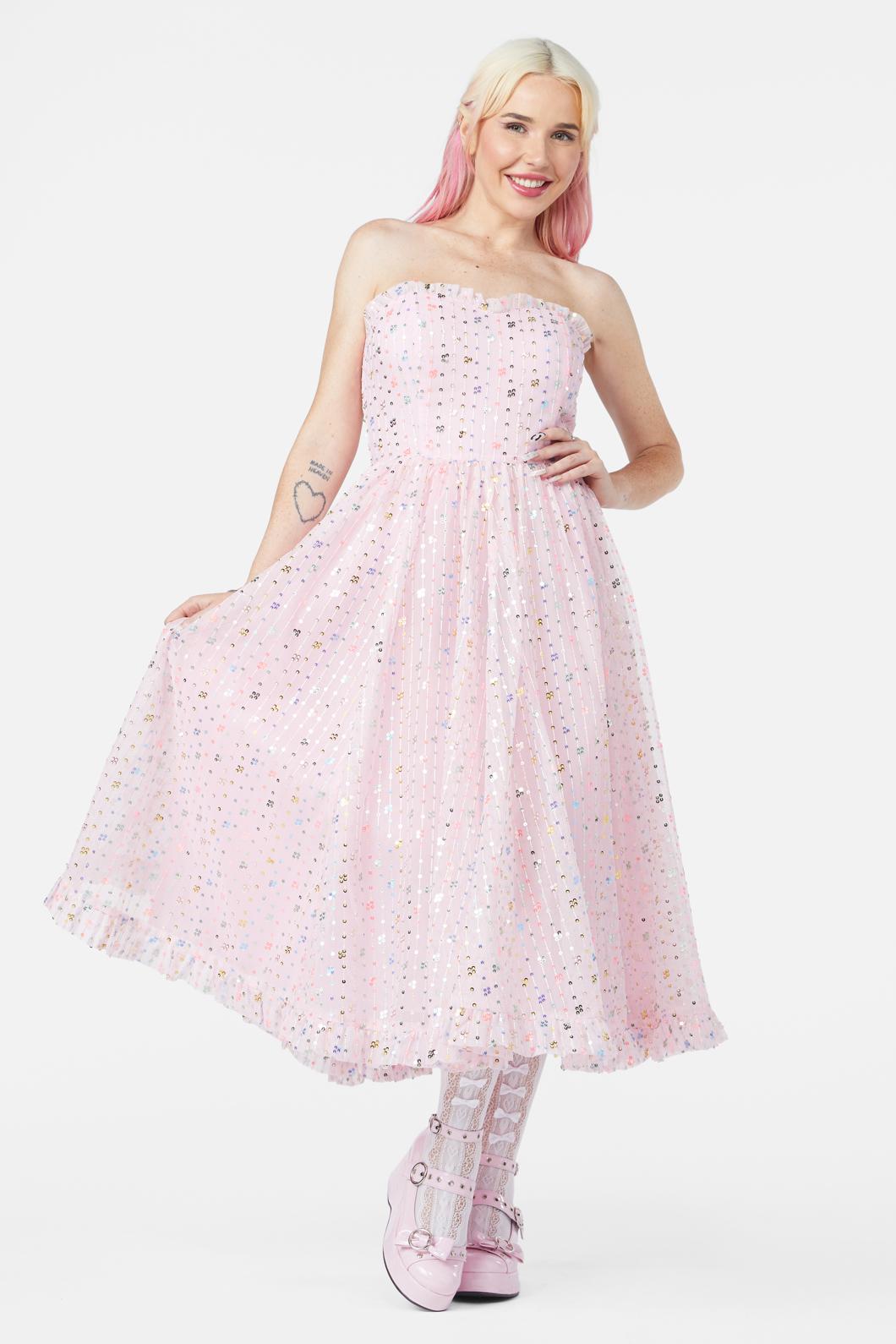 Dangerfield - Bubbles Dress - pink