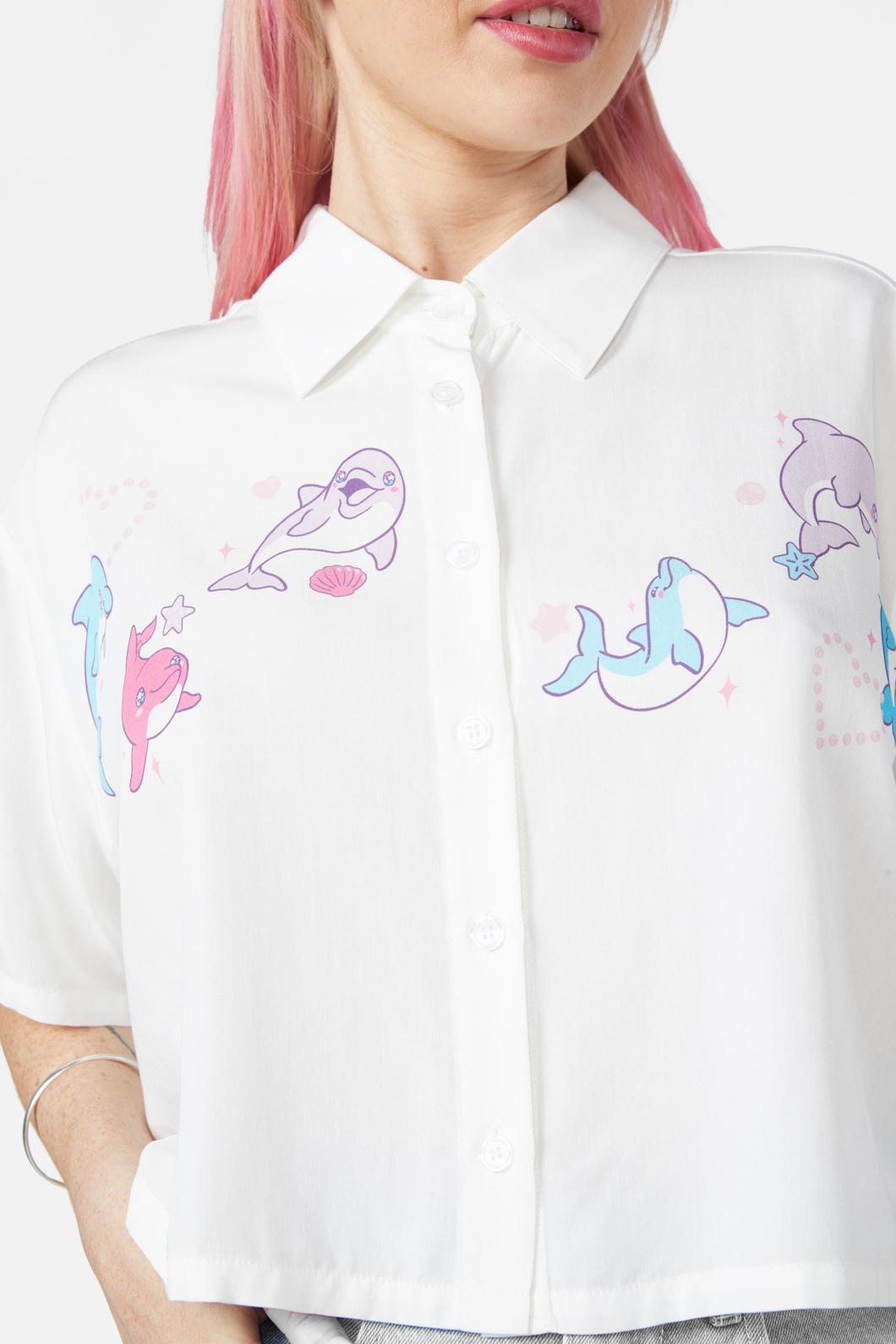 Dangerfield - Fin-Tastic Blouse - cream