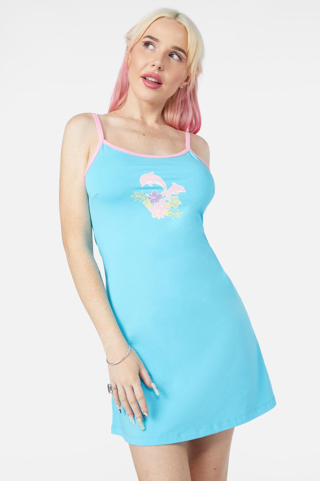 Dangerfield - H2O Dress - blue