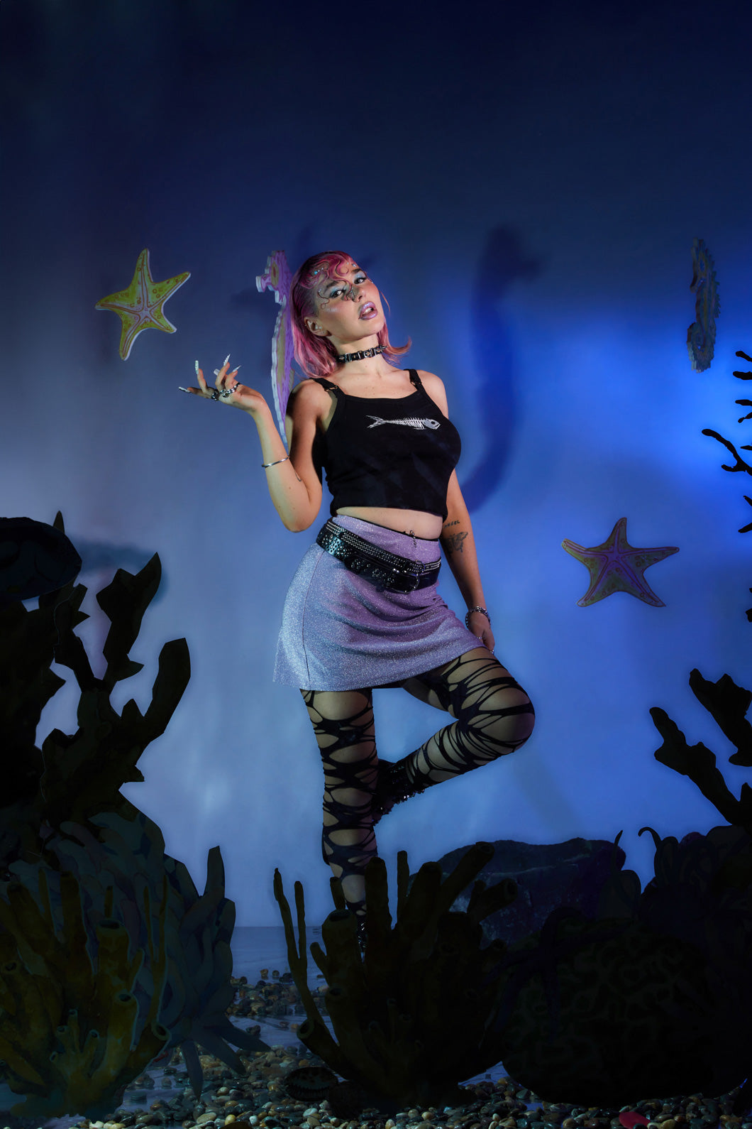 Dangerfield - Beach Side Skort - pink