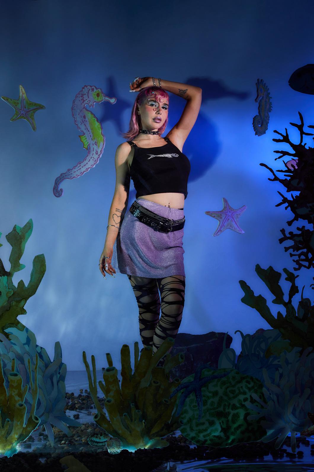 Dangerfield - Beach Side Skort - pink