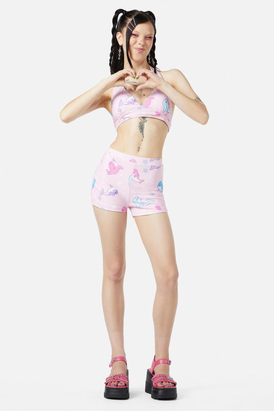 Dangerfield - Dolphin Pod Swim Bottom - pink