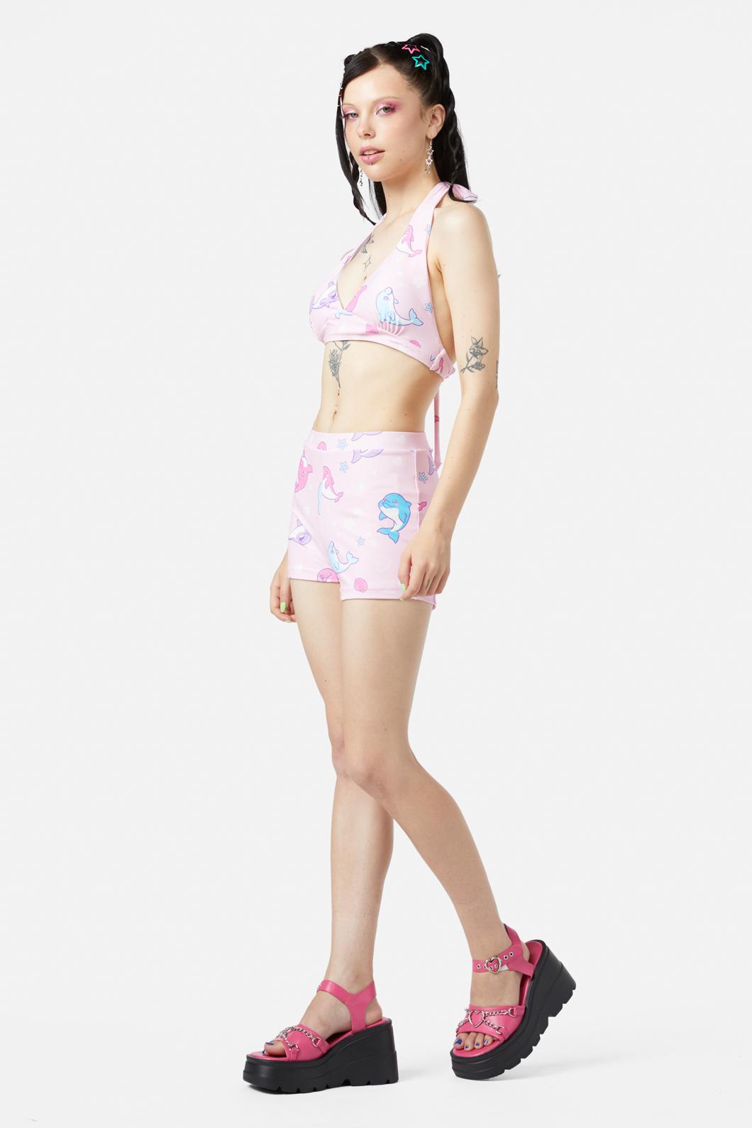 Dangerfield - Dolphin Pod Swim Bottom - pink