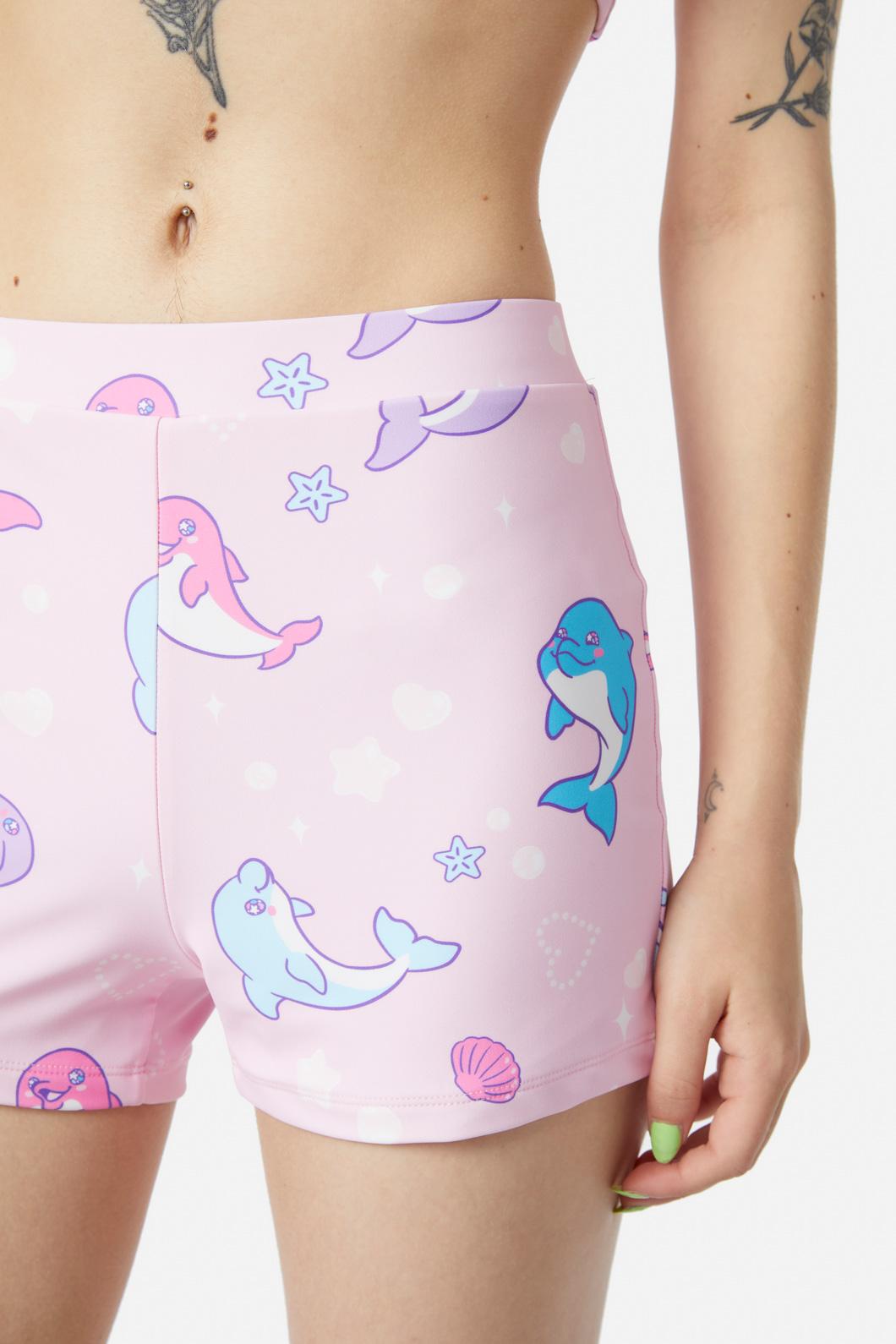 Dangerfield - Dolphin Pod Swim Bottom - pink