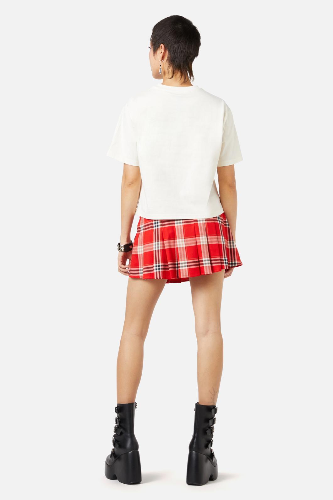 Dangerfield - Queen Of Cats Placement Tee - cream