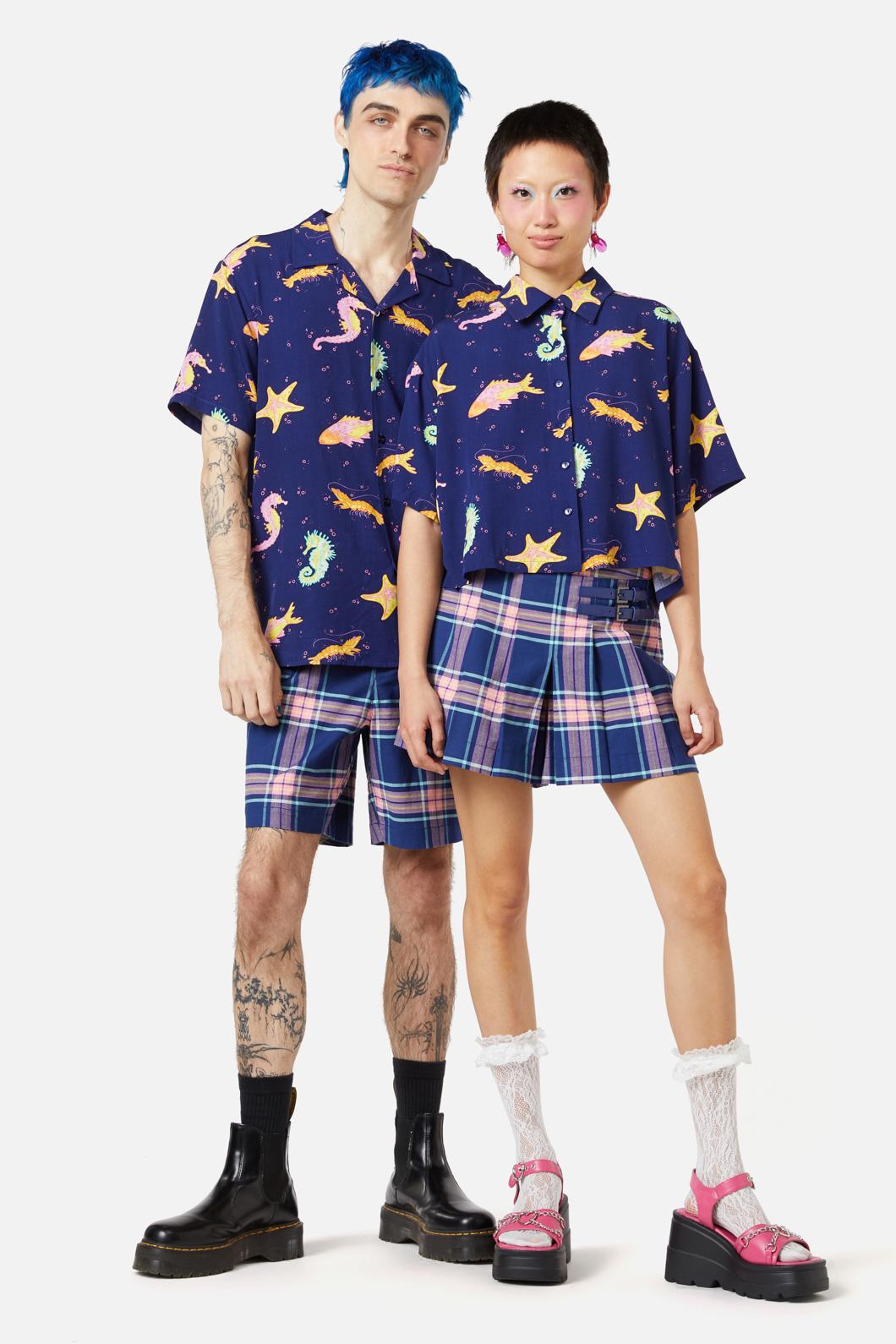 Dangerfield - Sandbank Tartan Skort - multi