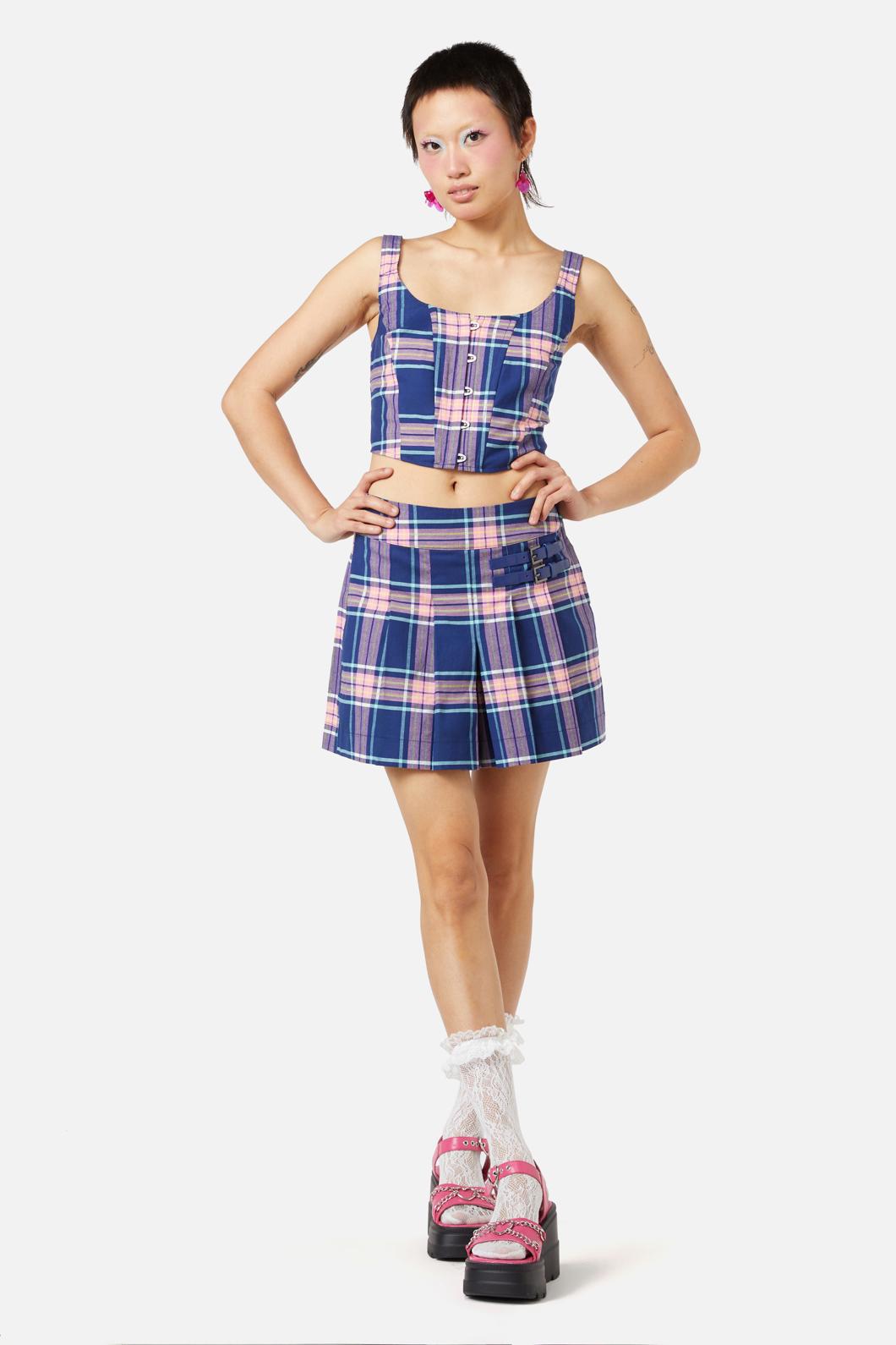 Dangerfield - Sandbank Tartan Skort - multi