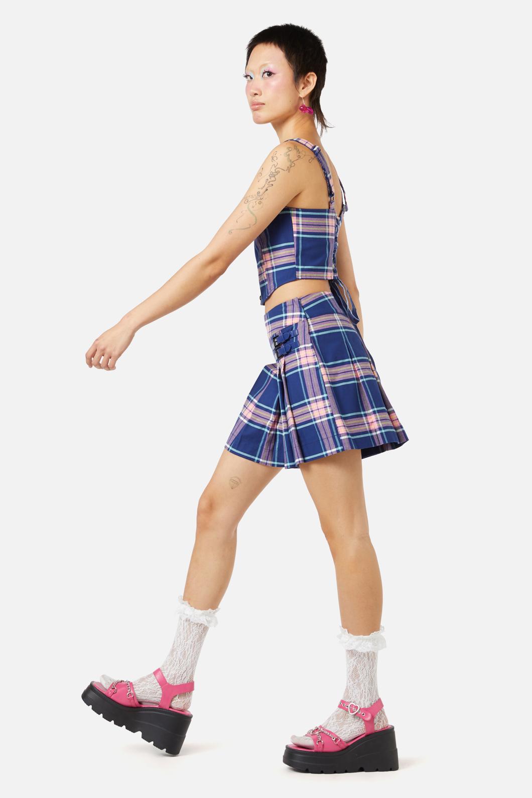 Dangerfield - Sandbank Tartan Skort - multi