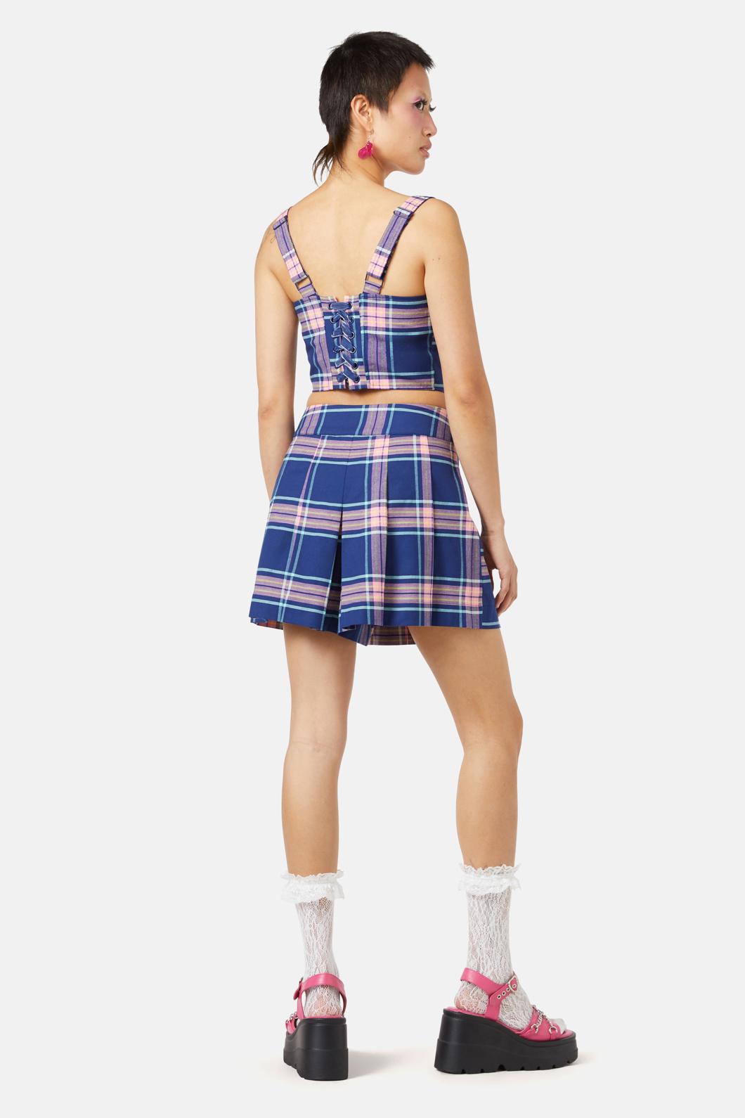 Dangerfield - Sandbank Tartan Skort - multi