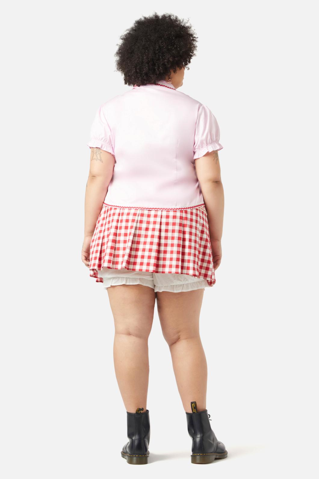 Dangerfield - Curve Milkshake Blouse - pink