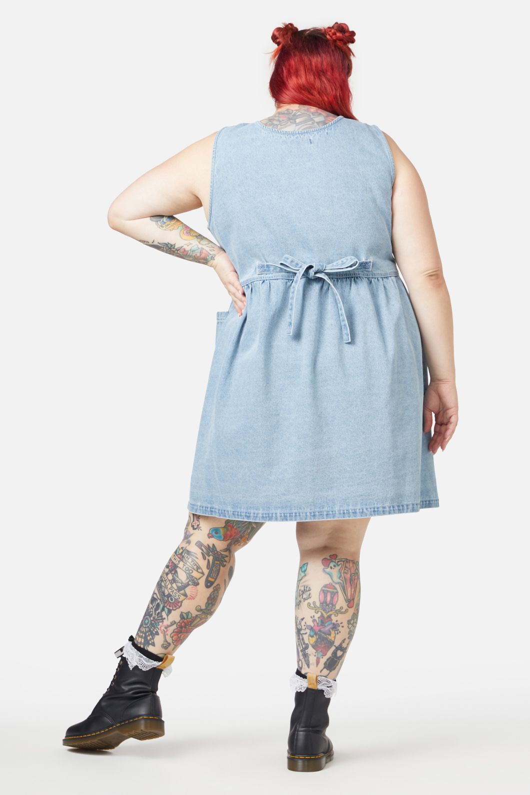 Dangerfield - Curve Reef Pinafore - blue