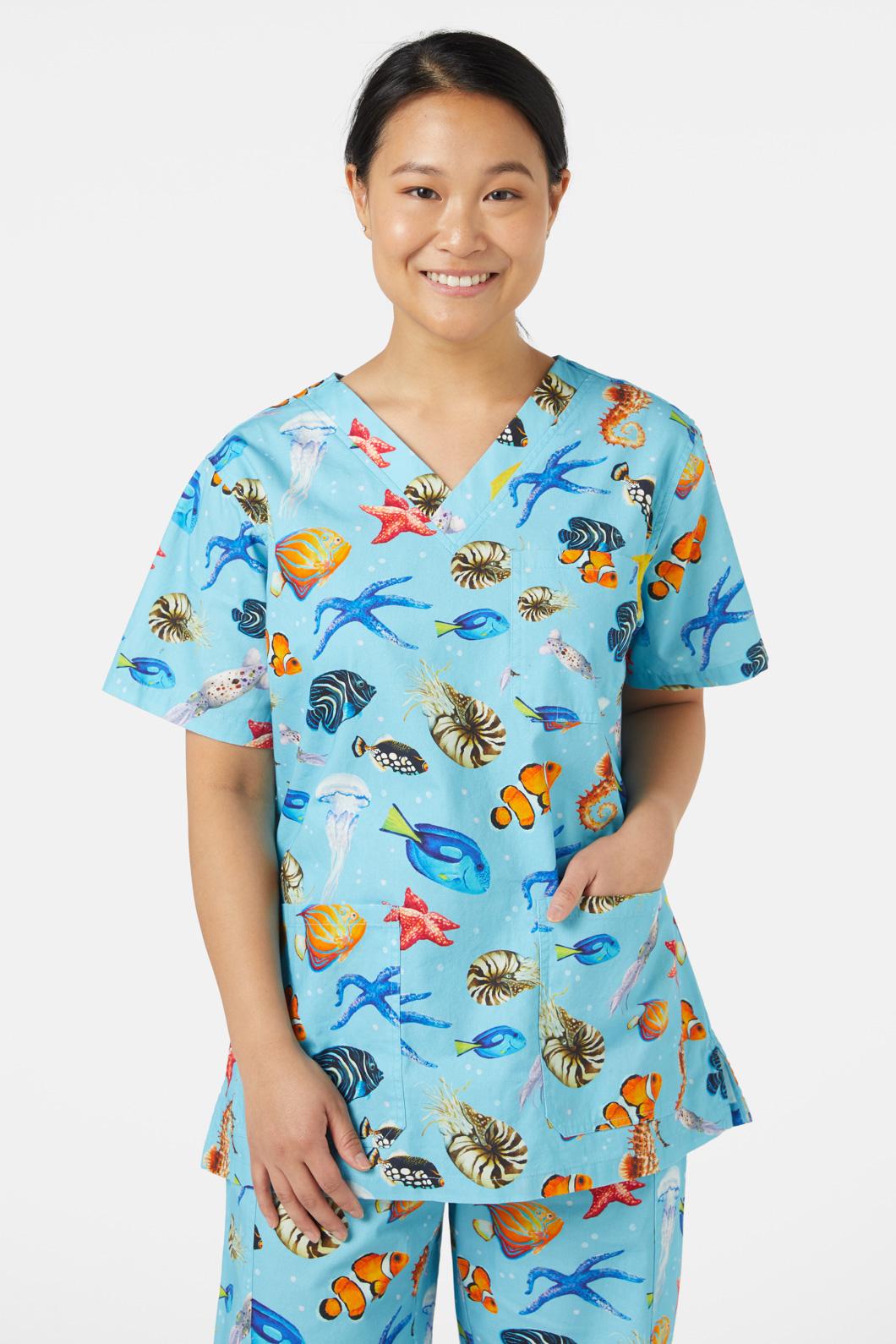 Dangerfield - Oceanic Scrub Set - blue