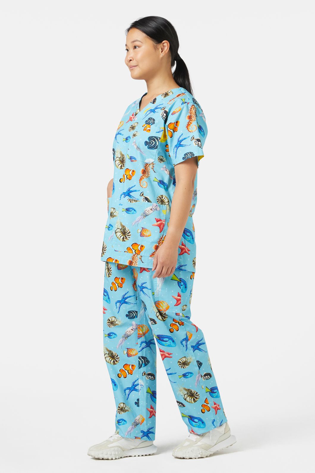 Dangerfield - Oceanic Scrub Set - blue