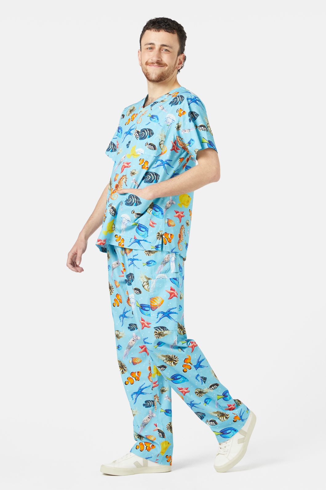 Dangerfield - Oceanic Scrub Set - blue