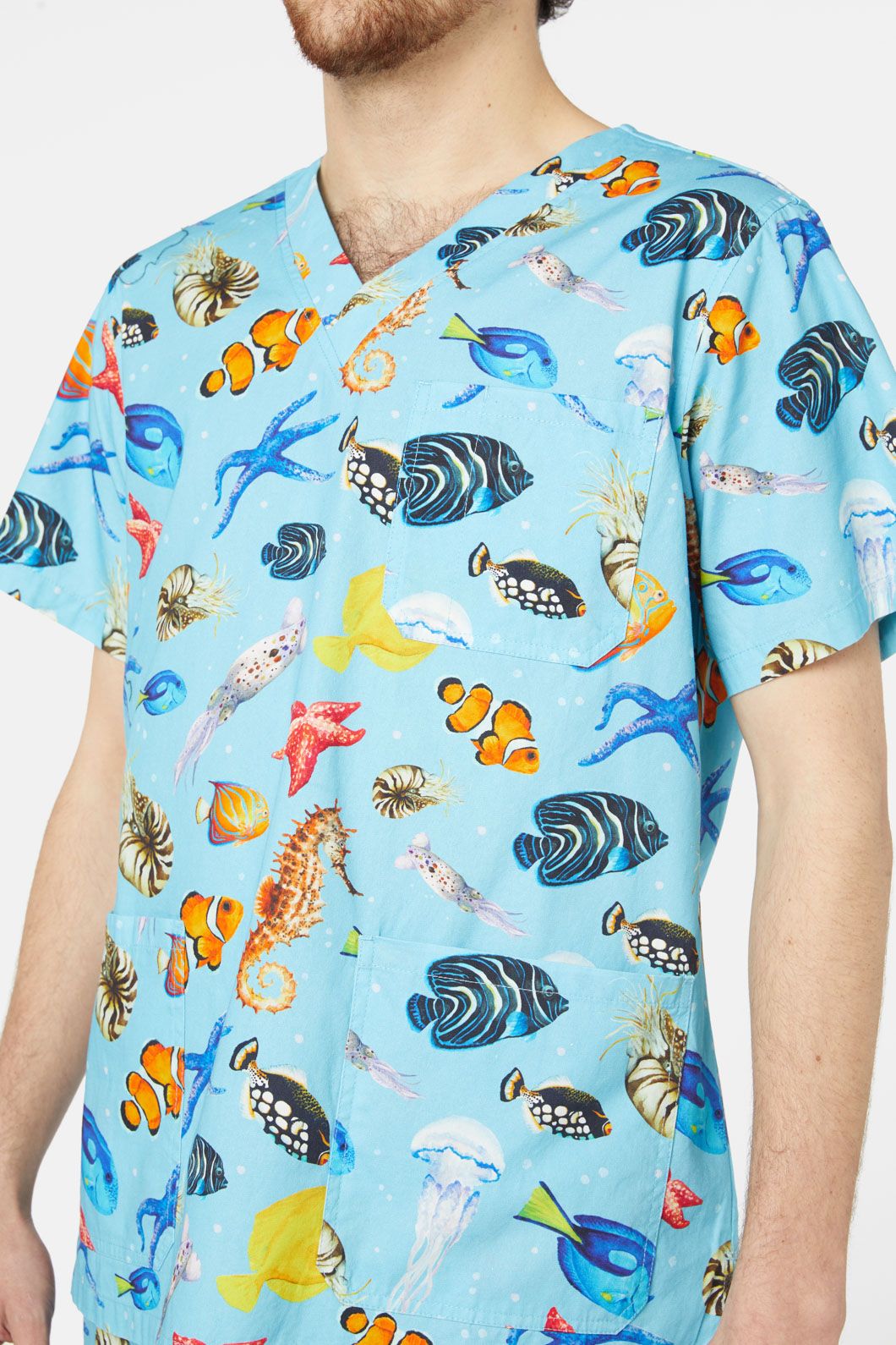 Dangerfield - Oceanic Scrub Set - blue