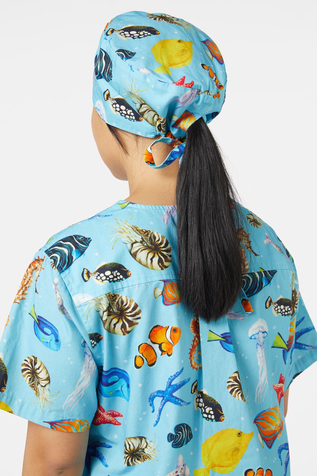 Dangerfield - Oceanic Scrub Hat - blue