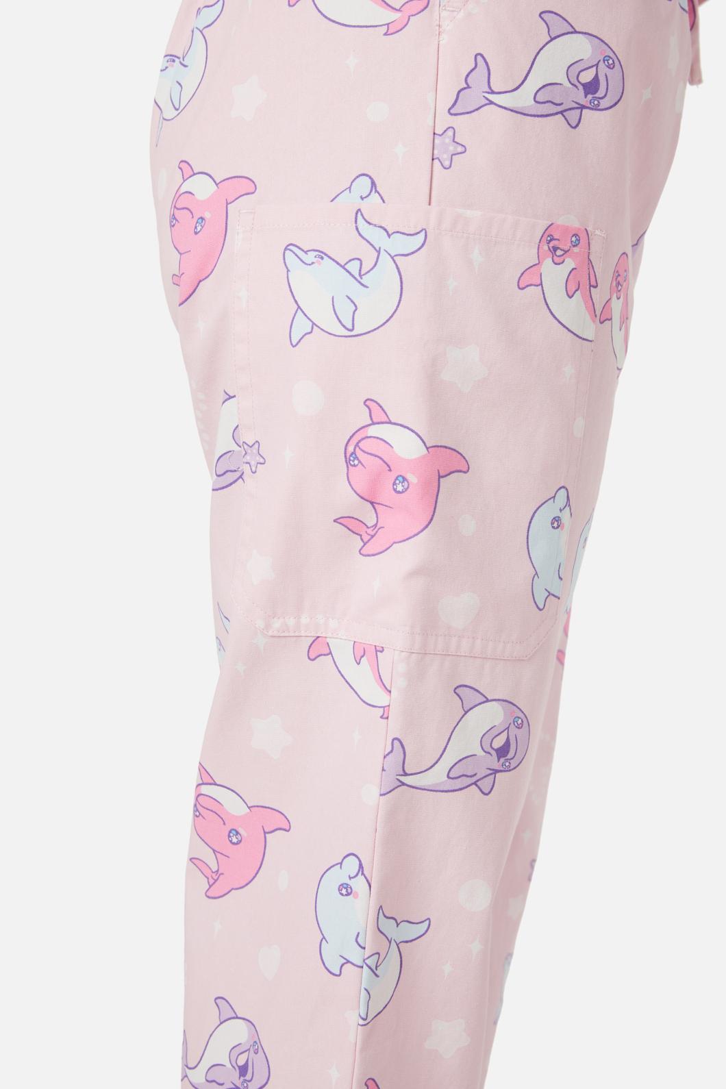 Dangerfield - Dolphin Scrub Set - pink