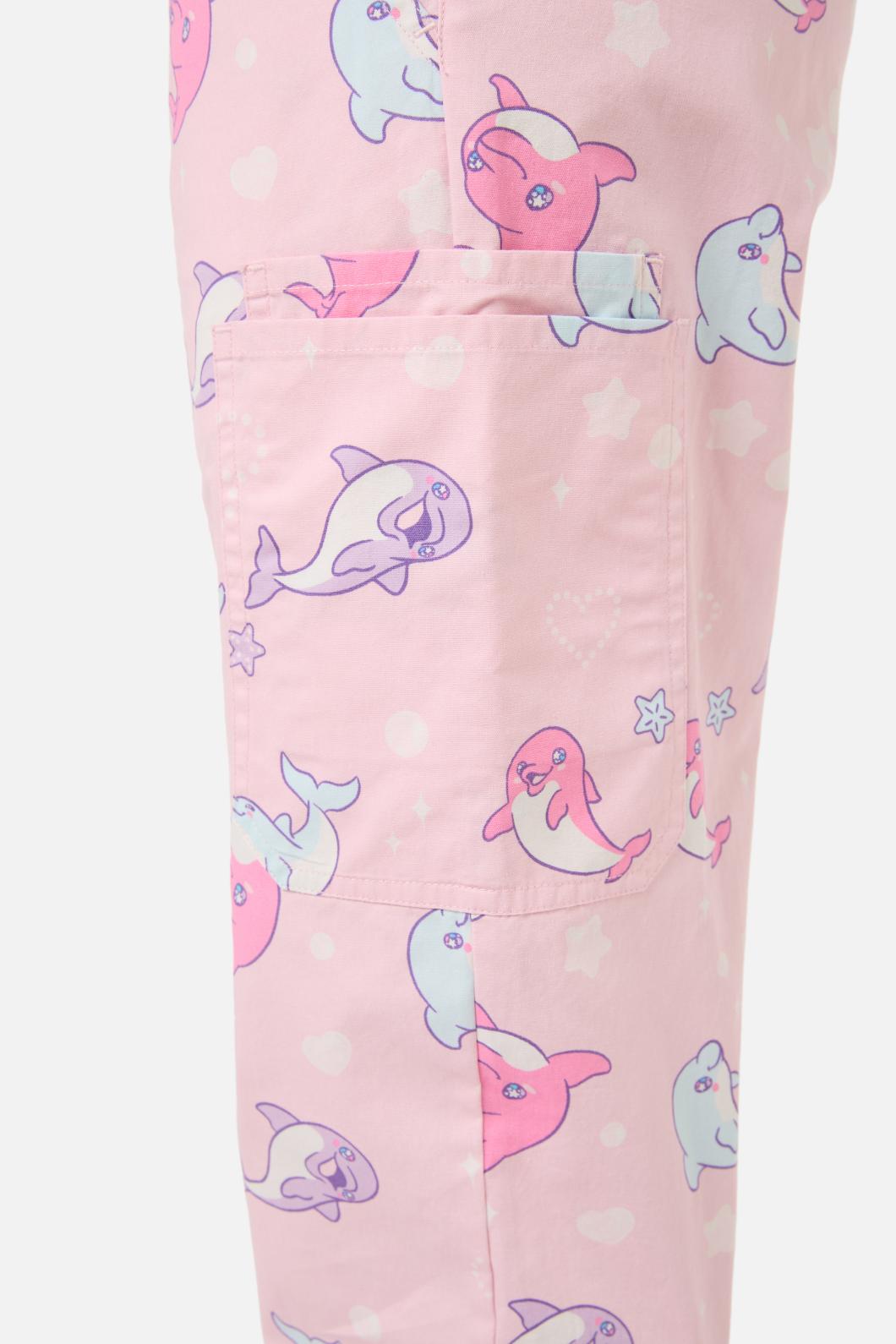 Dangerfield - Dolphin Scrub Set - pink
