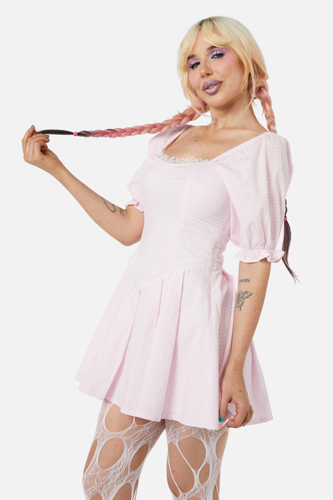 Dangerfield - Spaghettea Dress - pink
