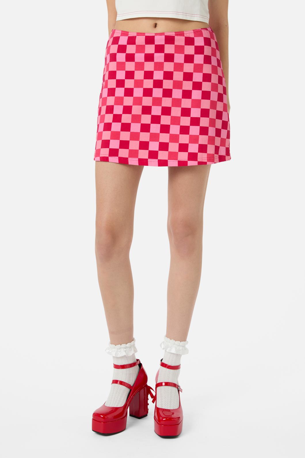 Dangerfield - Valentynes Jersey Skort - pink-red