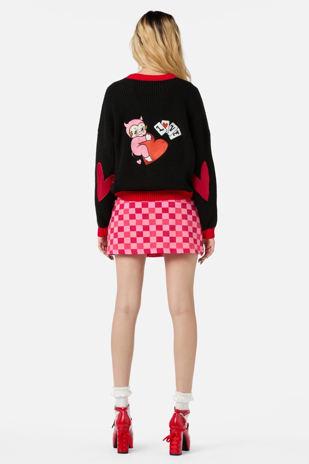 Dangerfield - Eros Patch Cardi - black