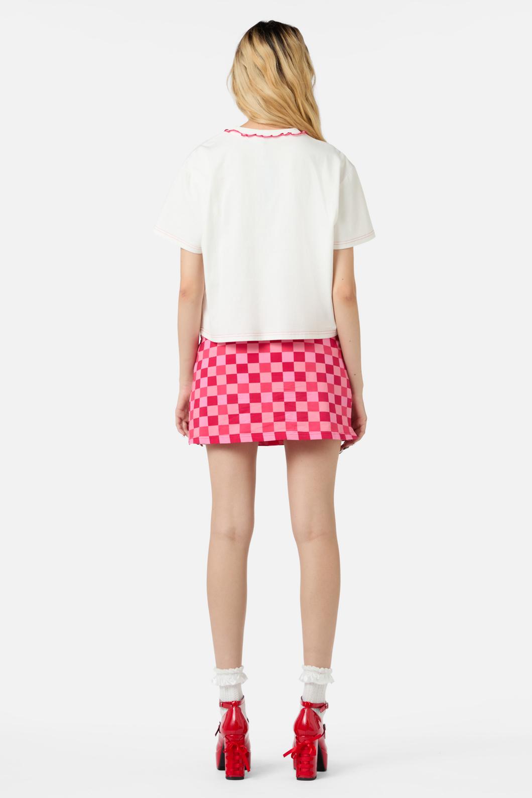 Dangerfield - Cupid Crop OS Tee - white