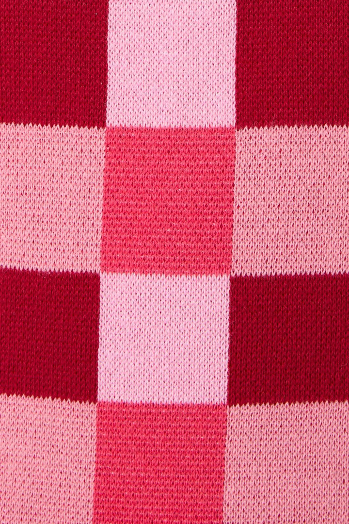 Dangerfield - Valentynes Contrast Knit - pink-red