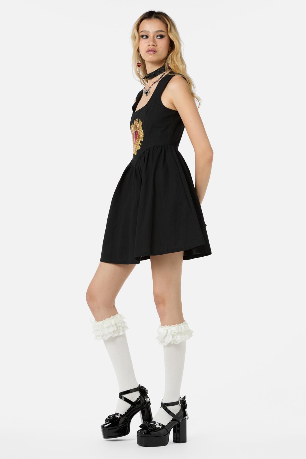Dangerfield - Divine Love Pinny - black