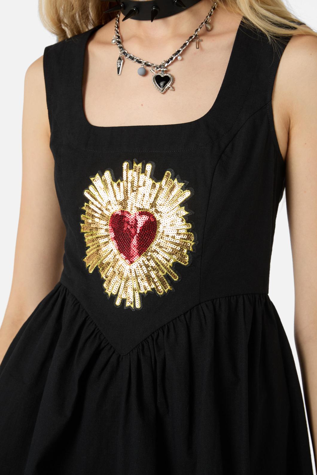 Dangerfield - Divine Love Pinny - black