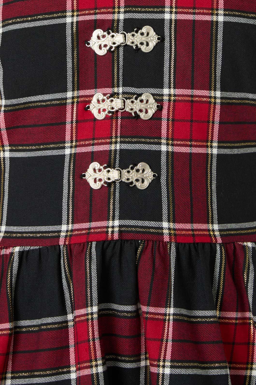 Dangerfield - Boundless Tartan Dress - red