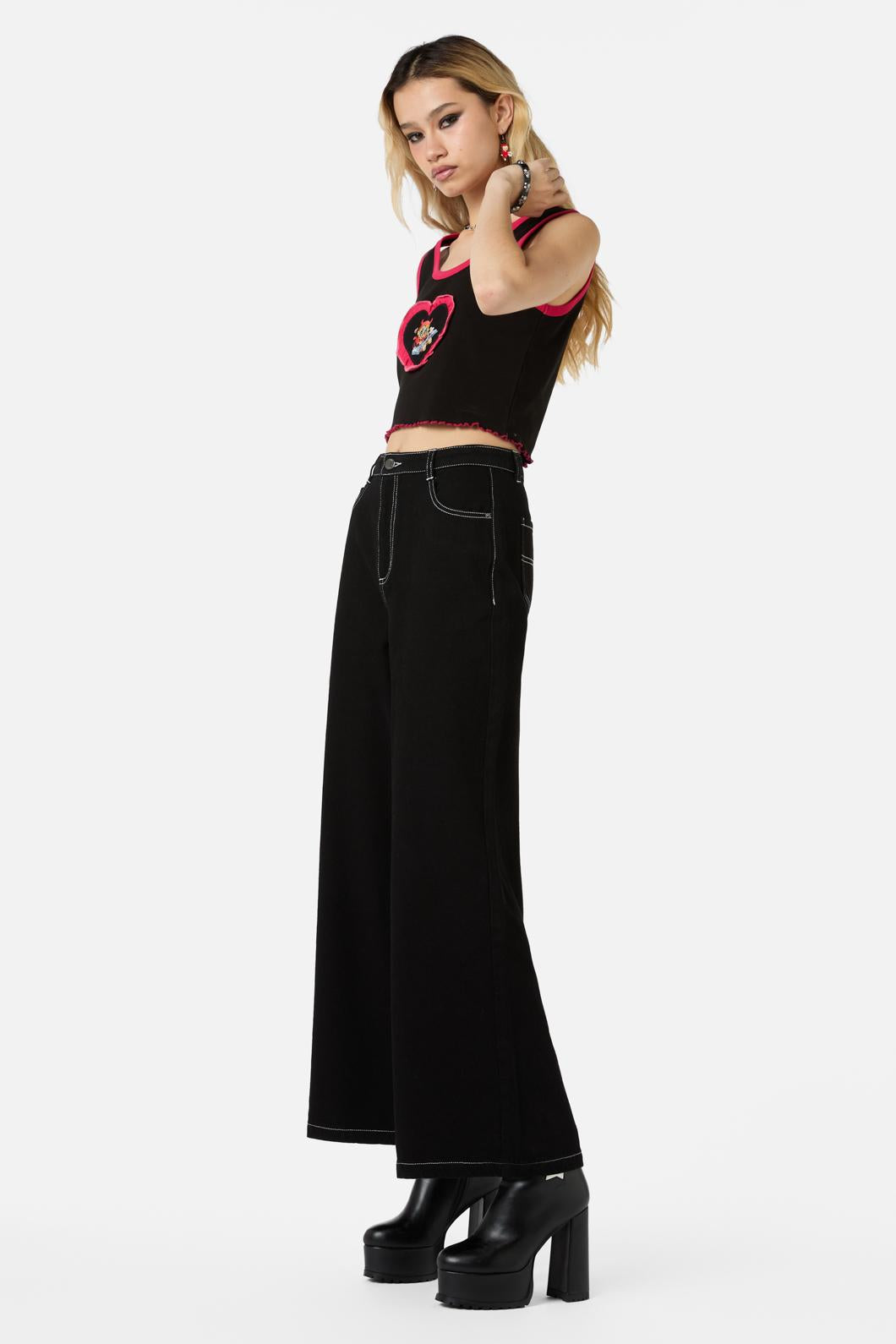 Dangerfield - True Flare Jeans - black