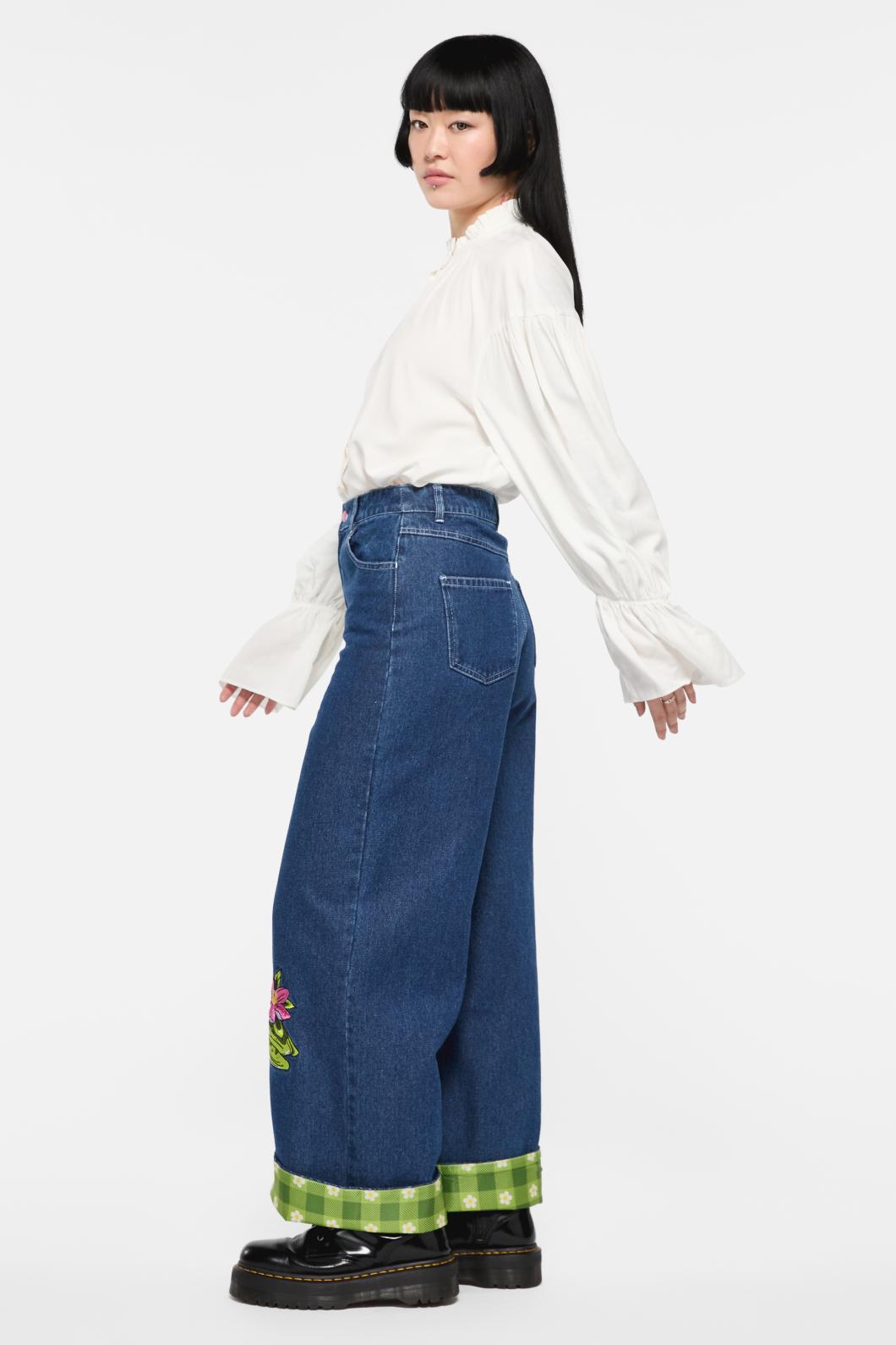 Dangerfield - Garden Hedge Patch Jean - indigo