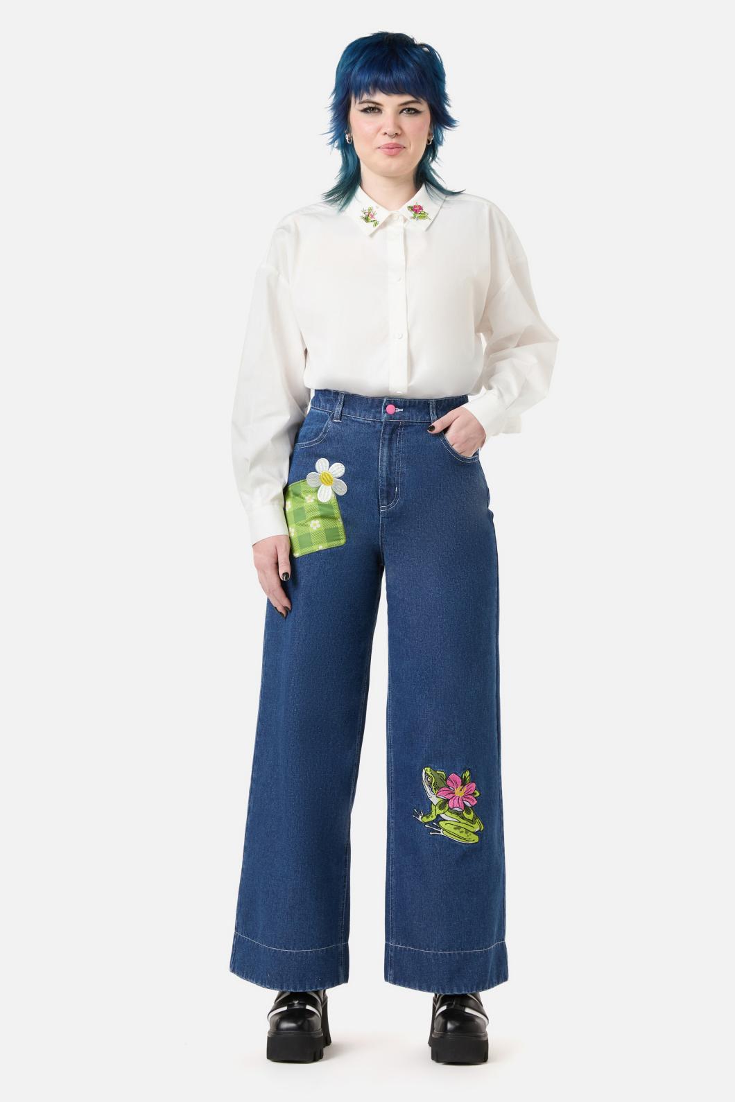 Dangerfield - Garden Hedge Patch Jean - indigo