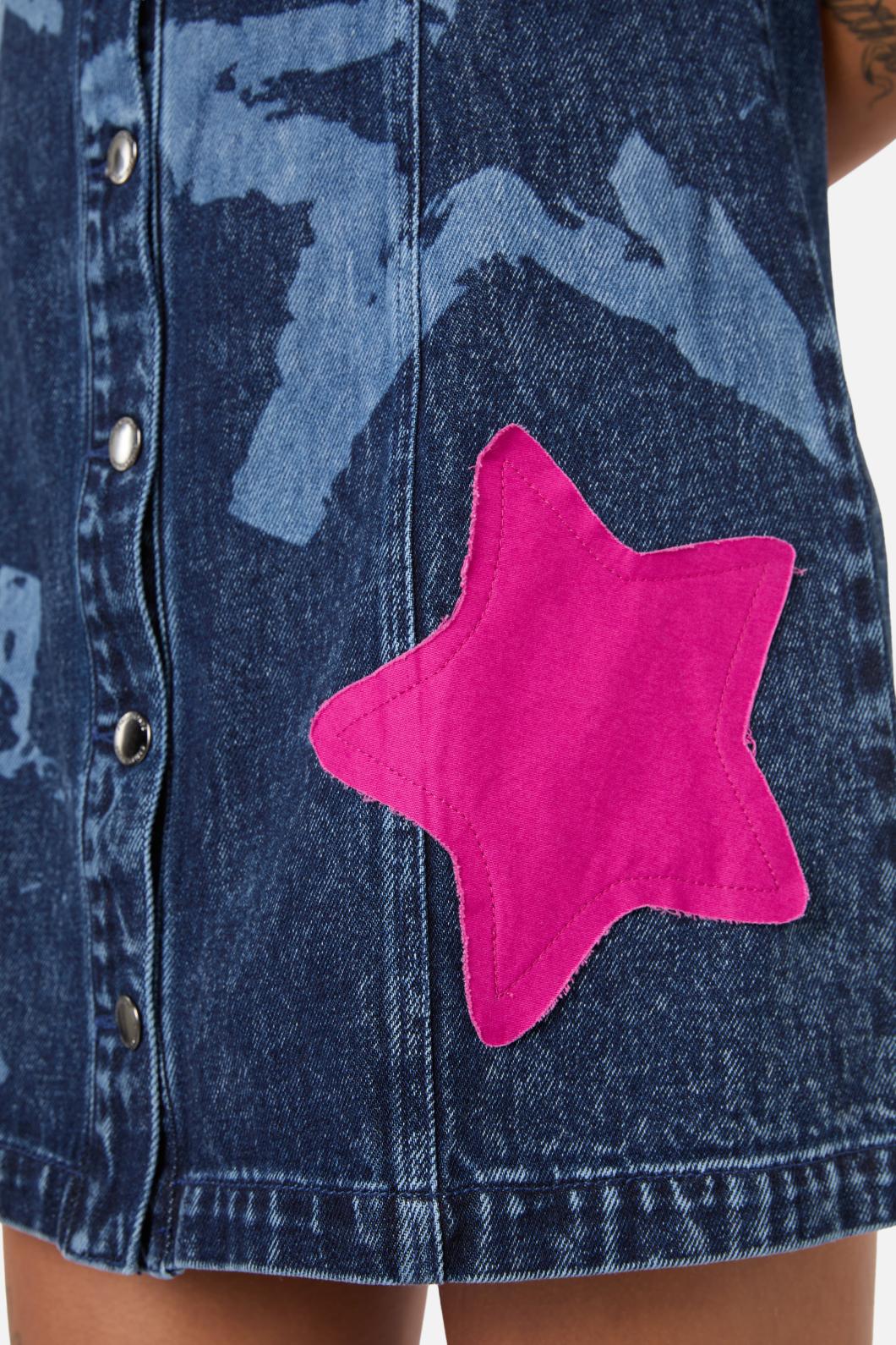 Dangerfield - Never Mind The Denim Dress - blue