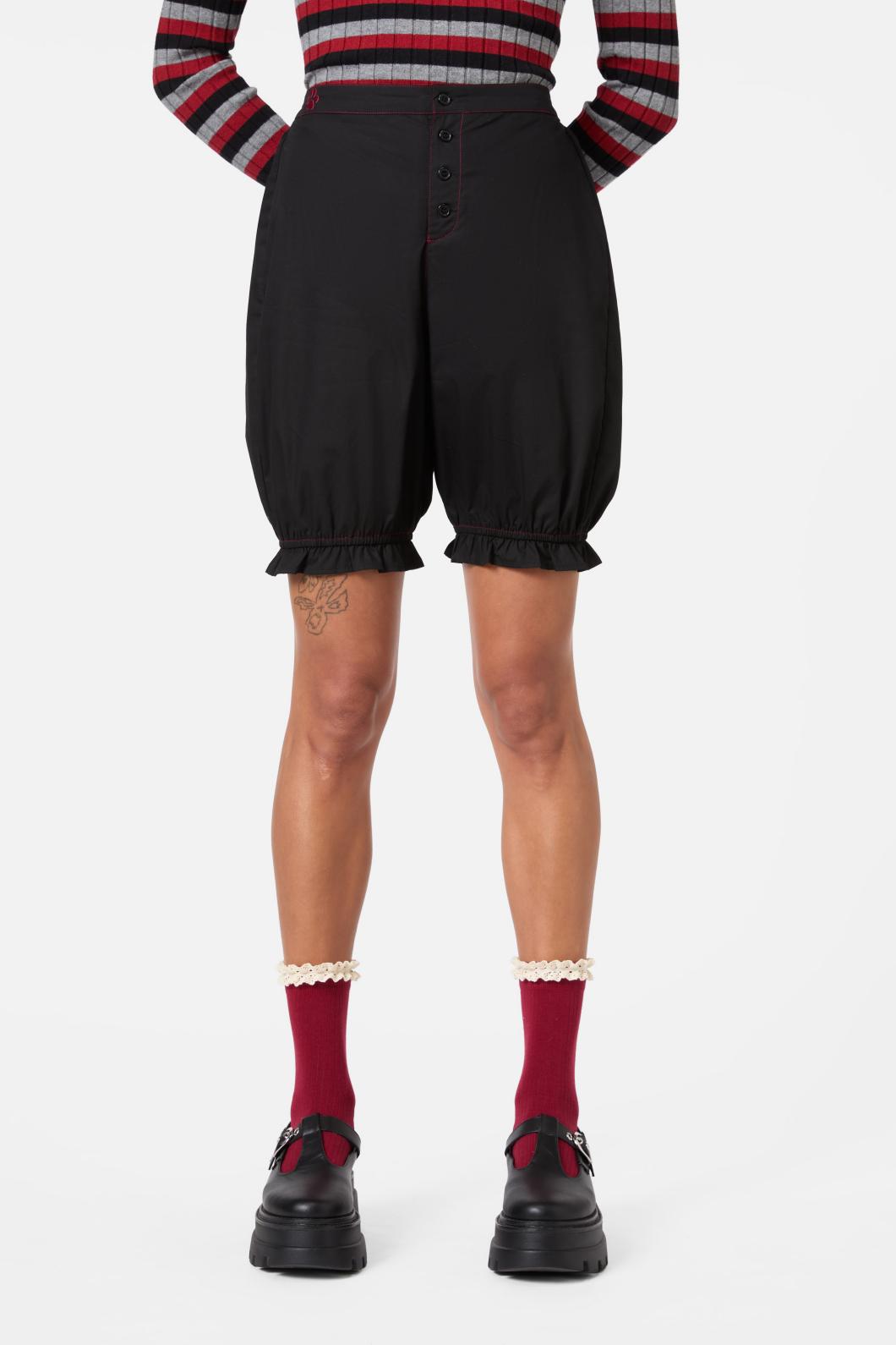 Dangerfield - Moggy Basic Bloomer Shorts - black