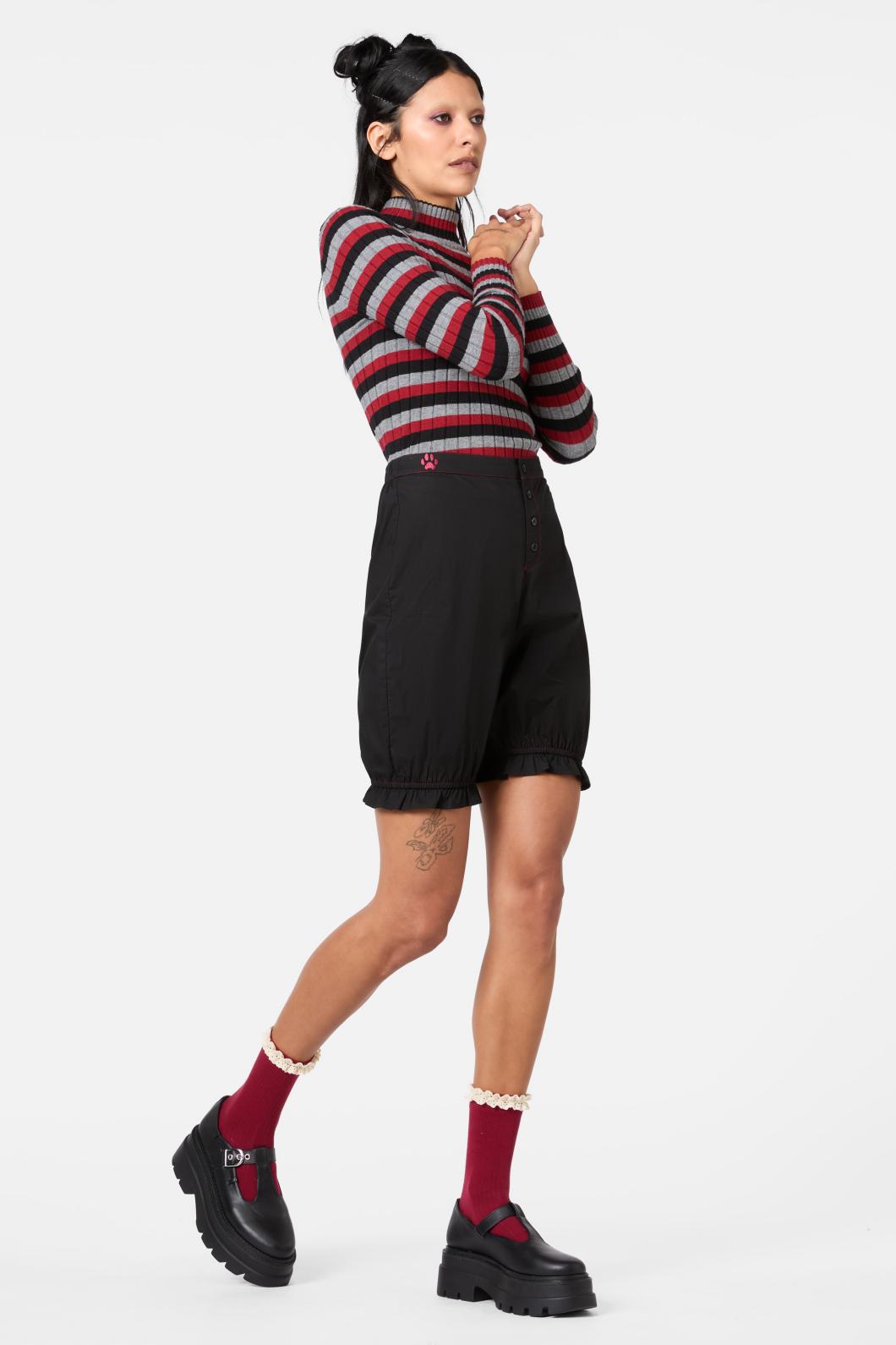 Dangerfield - Moggy Basic Bloomer Shorts - black