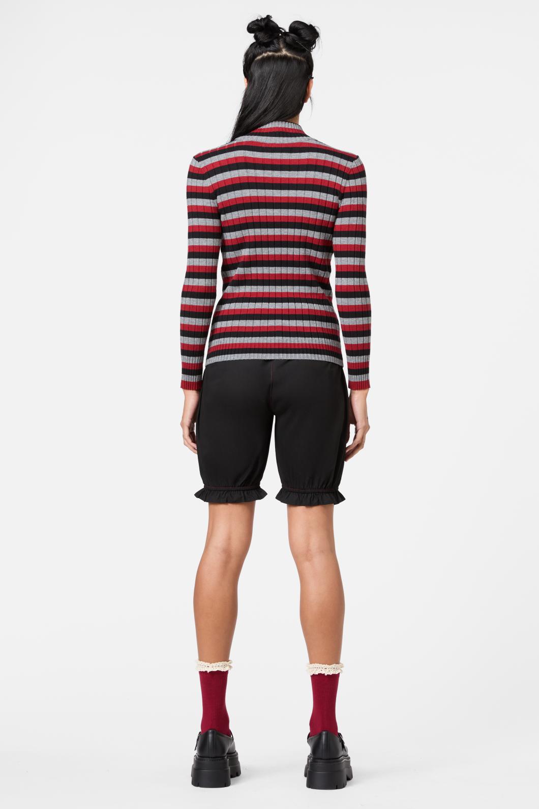 Dangerfield - Moggy Tartan Knit Skivvy - multi