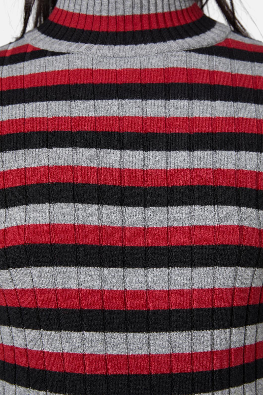 Dangerfield - Moggy Tartan Knit Skivvy - multi
