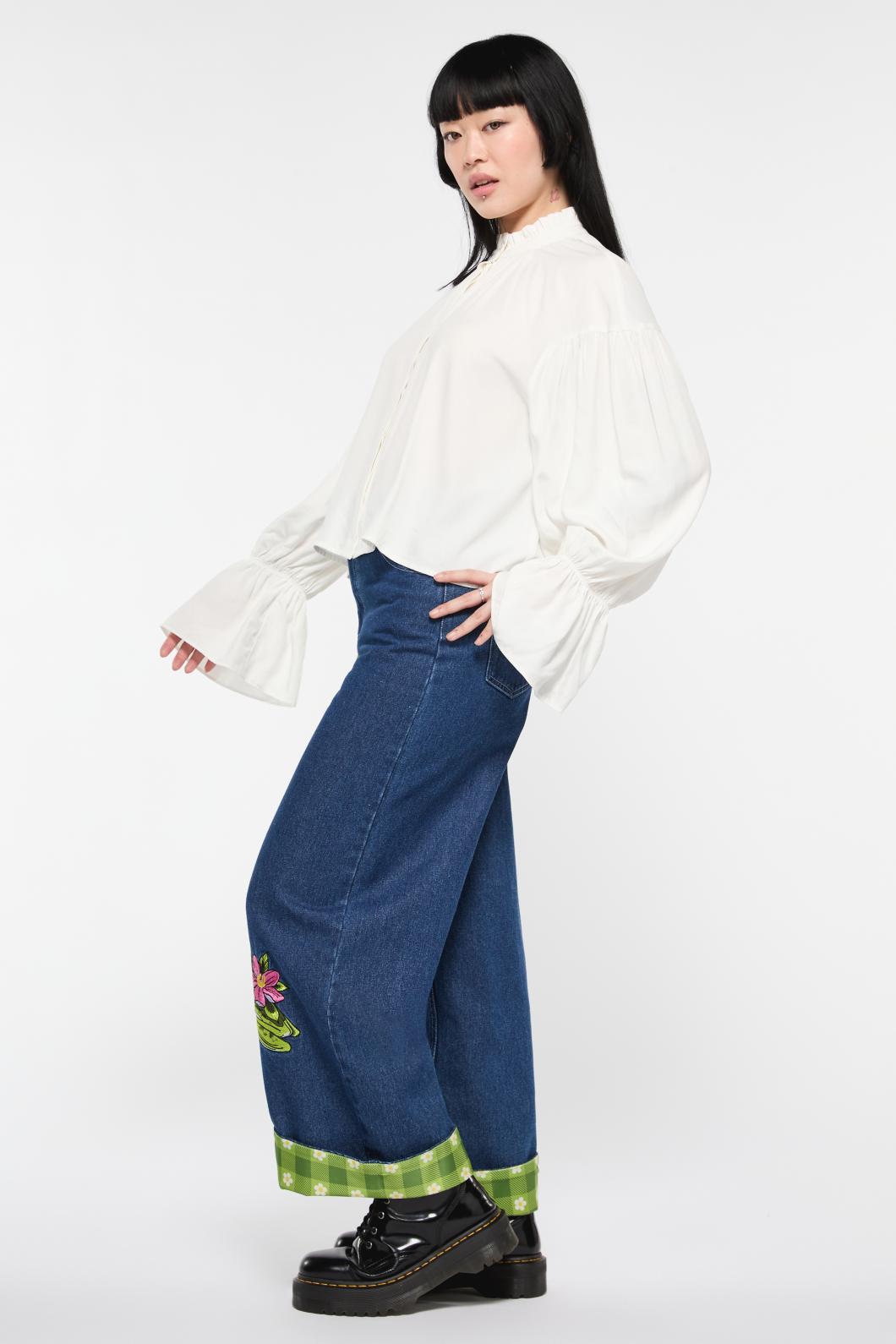 Dangerfield - Moon Time LS Blouse - cream