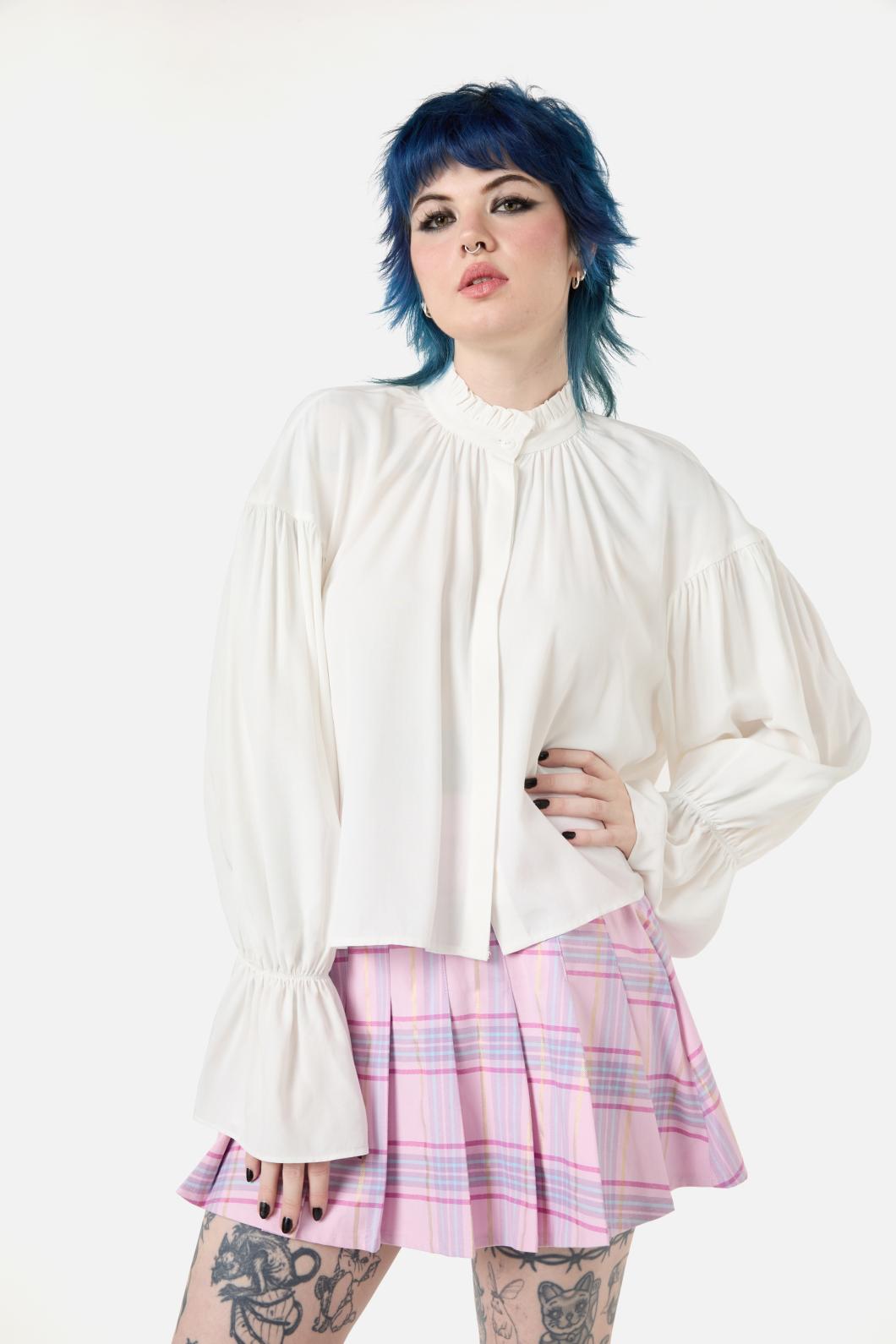 Dangerfield - Moon Time LS Blouse - cream