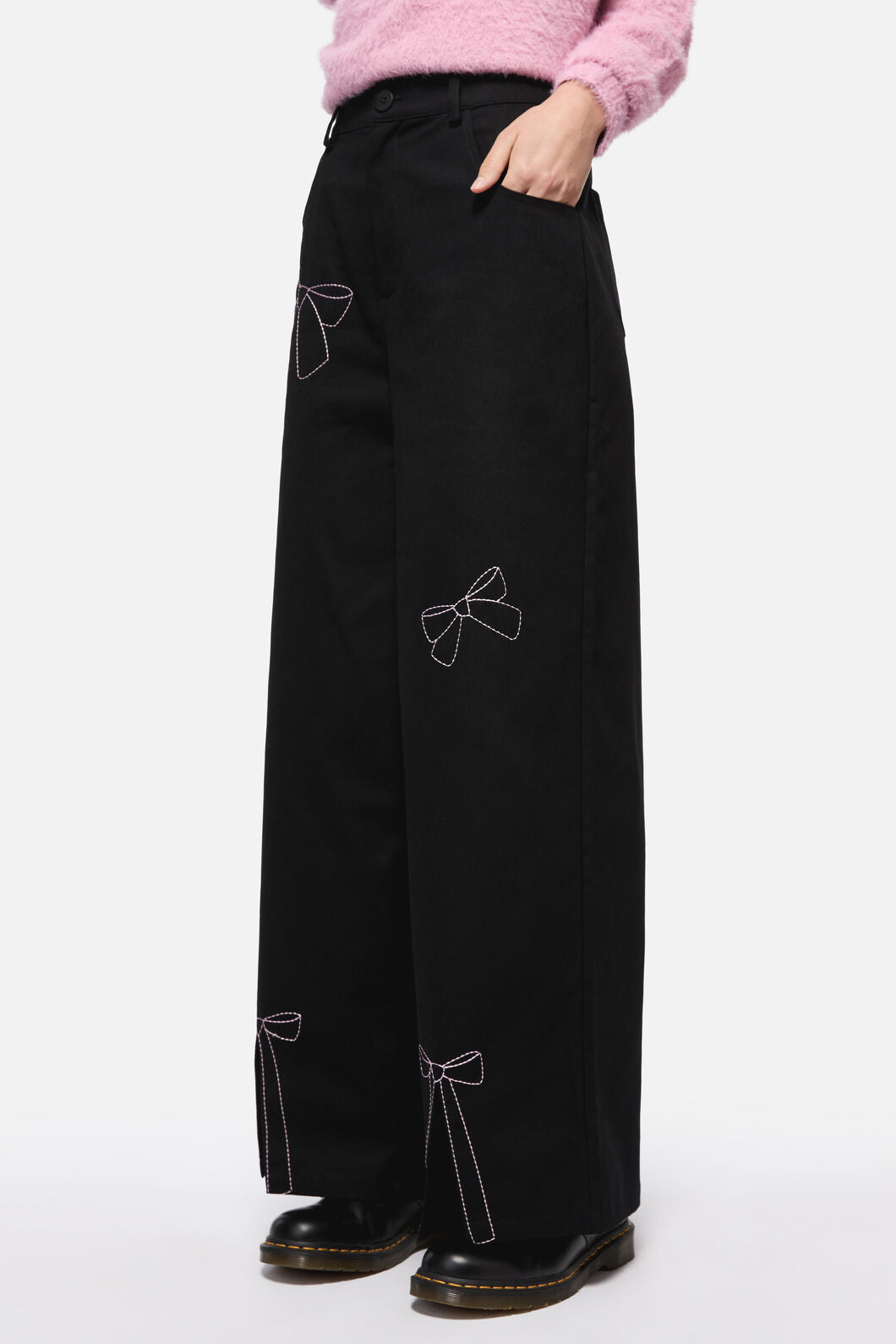 Dangerfield - Catkins Bow Pants - black
